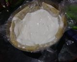 A picture of step 3 of Upside down Sweet lime,cream cheese,cake and ice cream pudding.