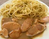 Foto del paso 9 de la receta: Solomillo a la pimienta y spaghetti aglio olio e peperoncino