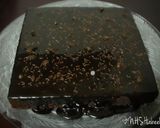 Foto langkah ke 12 dari resep Brownies Cokelat Kukus Ganache Siram.