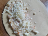Whole wheat Cheese garlic onion paratha