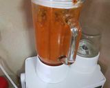 A picture of step 2 of Kaddu chana daal.