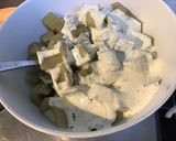 Une image de l'étape 8 de Cardons à la crème de moutarde et persil.