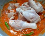 A picture of step 8 of Ambur chicken biryani.