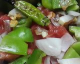 A picture of step 6 of Veg Tandoori Momos with fìŕè roasted Mexican Tomato Salsa.
