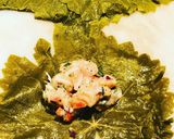 Foto del paso 2 de la receta: Salmón en Evolución - En Hojas de Parra con Suero Costeño, Salmón Skin Y Tartar