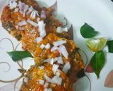 A picture of step 6 of Cheesy masala rava idli.