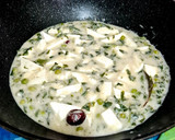 A picture of step 12 of Methi Matar Paneer Malai.