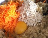 A picture of step 2 of Quinoa Burgers.