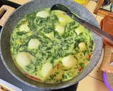 Foto langkah ke 5 dari resep Gulai Daun Singkong campur telur rebus & jengkol.