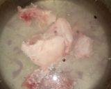 A picture of step 1 of Chinese Rice with Chicken Jalfrezi.