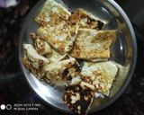 A picture of step 1 of Kadhai paneer.