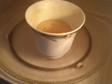 Mug cake in microwave