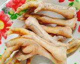 Hình bước làm 1 của món Chân gà dimsum