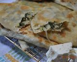 A picture of step 11 of Stuffed Flat Naan Bread (Kelane/Bolani)نان کلانه.