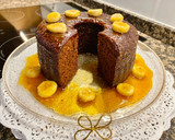 Foto del paso 14 de la receta: Pastel relleno con plátano caramelizado. (Cake filled with caramelized banana)