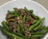 Foto langkah ke 5 dari resep Tumis buncis daging rawit.