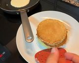 Foto del paso 6 de la receta: Tortitas americanas ¡auténticas! para desayuno cumple 5 Mateo 🎂🥞⚽️