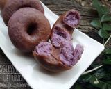 Foto langkah ke 5 dari resep Donat Ubi Ungu Tanpa Telur.