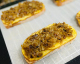 Foto del paso 7 de la receta: Tosta de scamorza 🍞 🧀 🍄 🥔 🍳