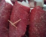 A picture of step 9 of Beef and bacon roll ups "rouladen".