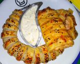 A picture of step 11 of Puff chicken bread.