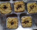 Foto langkah ke 3 dari resep Macaroni bolognese tutup mashed potato.