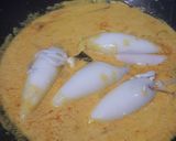Foto langkah ke 4 dari resep Gulai Cumi Isi Tahu.