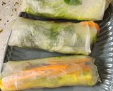 Hình bước làm 3 của món Cuốn tempeh (món chay)