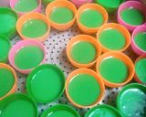 Foto langkah ke 4 dari resep Brownies Kukus Pandan Mini.