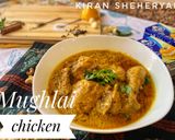 A picture of step 10 of Mughlai chicken.