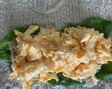 Foto del paso 2 de la receta: Wrap de desayuno con huevos, espinaca y pechuga de pavo