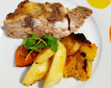 Foto del paso 6 de la receta: Costillas de cerdo con papas y manzanas a la mostaza antigua