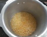 A picture of step 1 of Gujarati Mixed Dal.