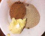 A picture of step 1 of Cinnamon rolls.