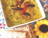 A picture of step 9 of Daal Palak.
