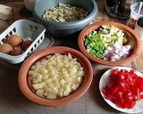A picture of step 1 of Ratatouille with Eggs 👌.