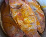 Gambar langkah 1 resipi 13:6:26 - Tilapia Goreng Bersisik.