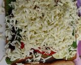 A picture of step 4 of Healthy Grilled Sandwich for kids lunch box.