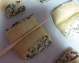 Foto del paso 4 de la receta: Hojaldre relleno de espinacas y queso de rulo