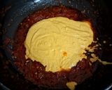A picture of step 3 of Kathiyawadi Papad ki Sabji.
