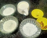 A picture of step 1 of Kalakand rolls.