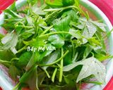 Hình bước làm 1 của món Canh rau lang nấu tôm tươi