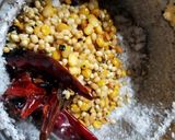 A picture of step 1 of Sambhar rice.