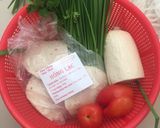 Hình bước làm 1 của món Bánh canh chả cá (chay)