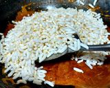 A picture of step 2 of Murmura Til Gud Ladoo - Puffed Rice Sesame Jaggery Ladoo.
