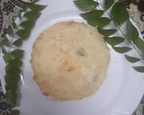A picture of step 4 of Appam Kerala style with Coconut Chutney.