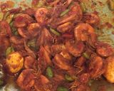 Foto langkah ke 5 dari resep Udang petai balado.