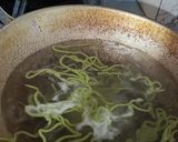 Foto langkah ke 8 dari resep Mie Home Made (Bayam Brazil).