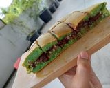 Foto langkah ke 6 dari resep Martabak manis tanpa telur dan tanpa ragi.