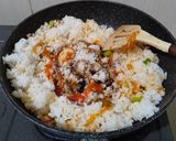 Foto langkah ke 3 dari resep Nasi Goreng Sayur.